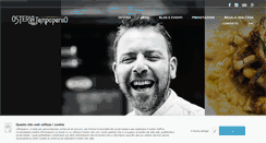 Desktop Screenshot of osteriadeltempoperso.it